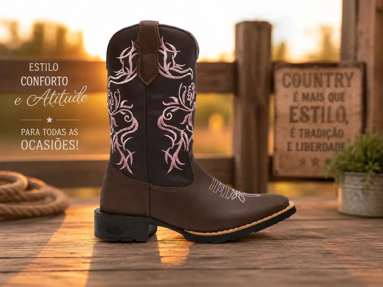Bota Texana feminina  - Foto 2