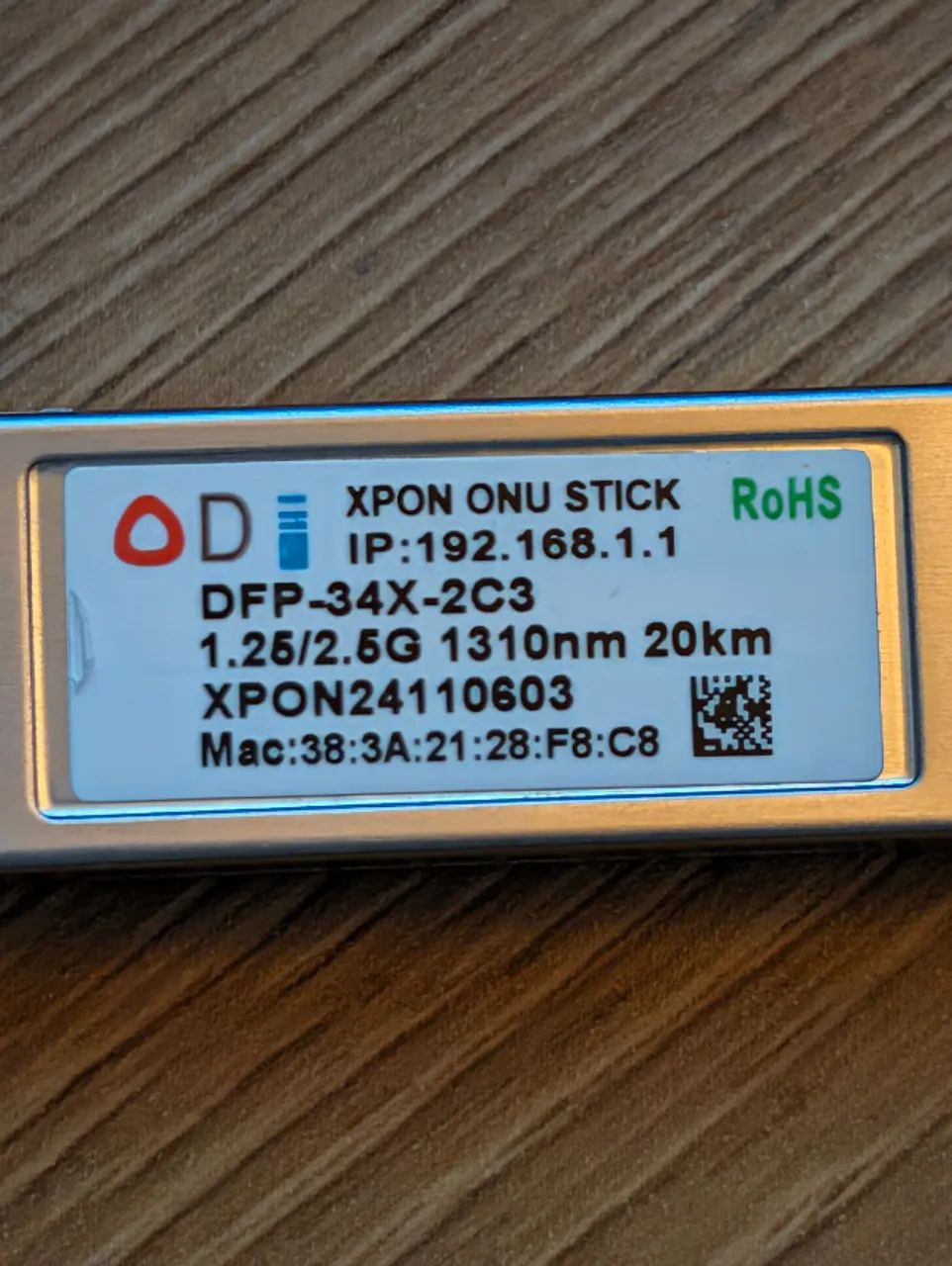 Módulo SFP para Fibra Óptica ? Conector SC/APC Verde - Foto 3
