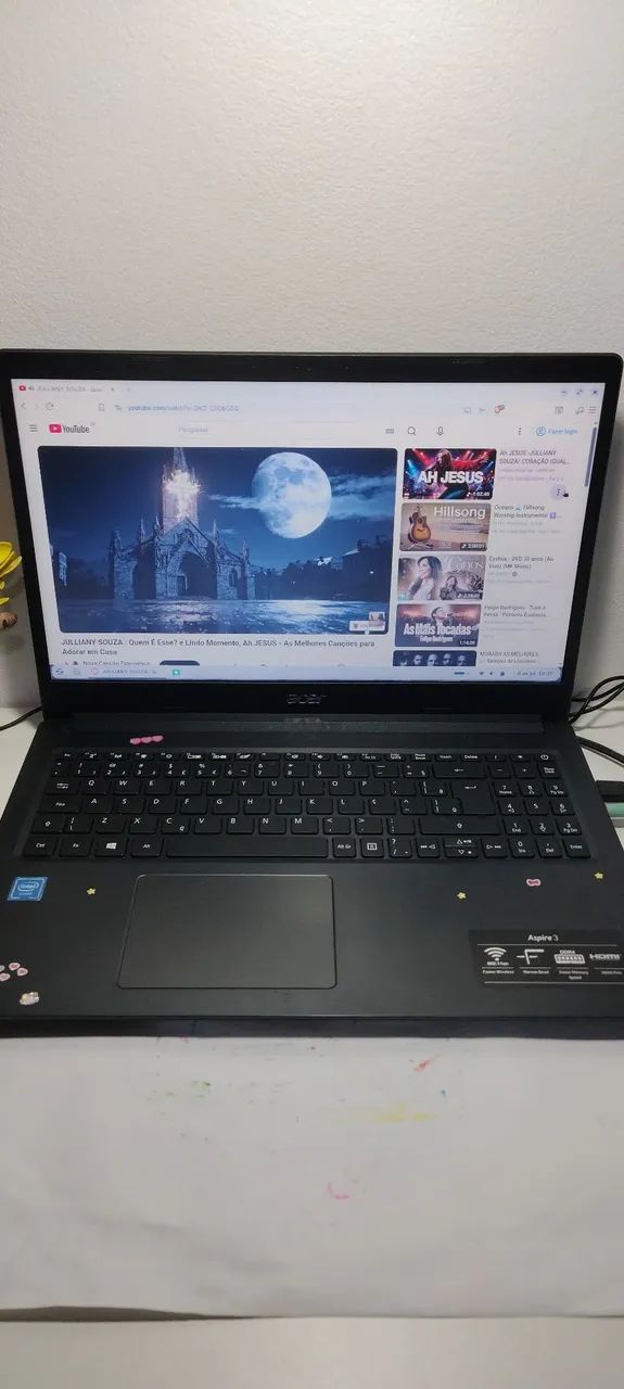 Notebook Conservado e Pronto para Uso! Semi-novo, modelo ACER ASPIRE 