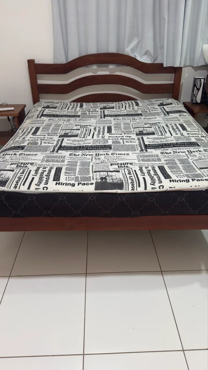 Cama madeira Queen - Foto 3