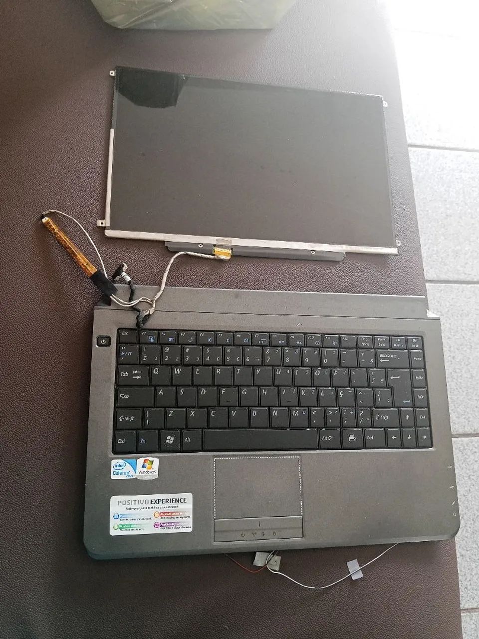 teclado e tela notbook positivo 14 polegadas 