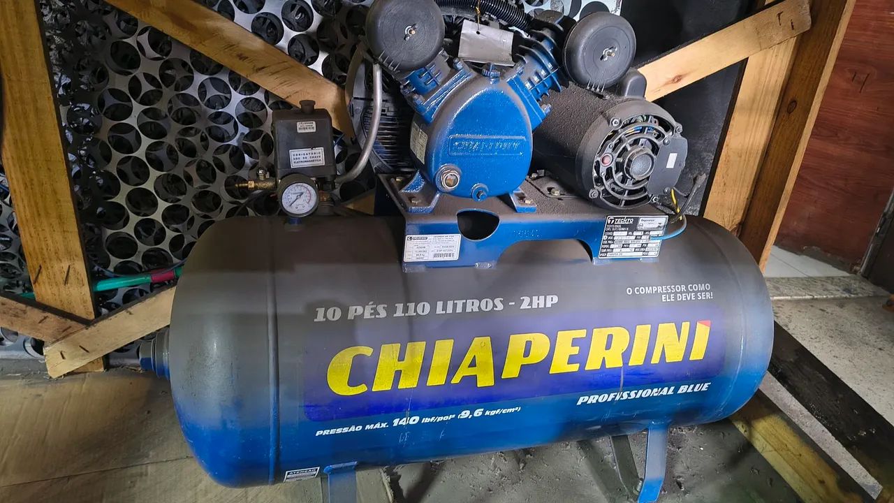 Compressor de ar 110 litros 2 HP