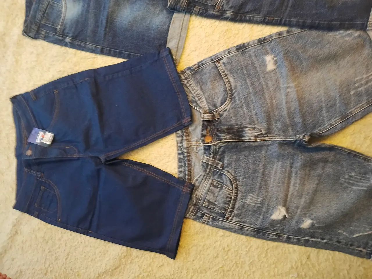 Bermuda masculina jeans tamanho 40 - Foto 5