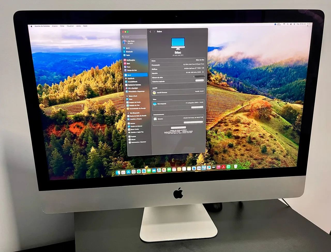 iMac 27 polegadas 32GB RAM e 1.5T SSD - Foto 2