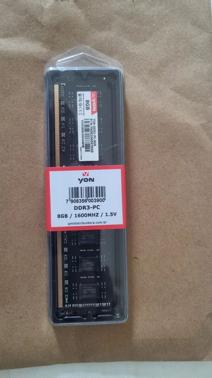 Memória DDR3 8Gb