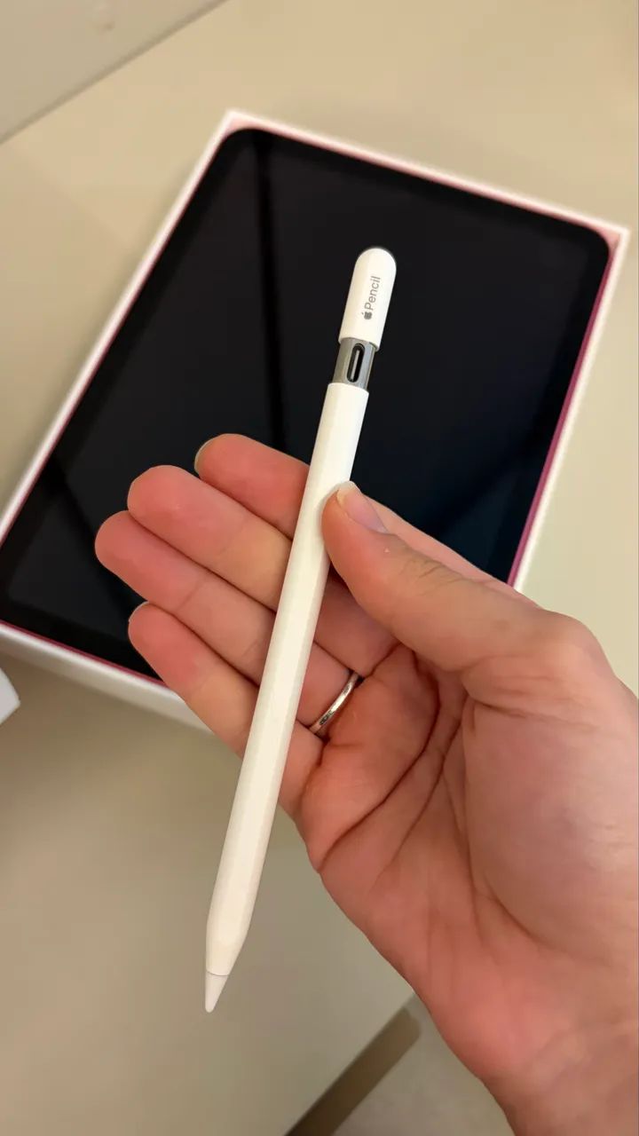     iPad 10 64GB Rosa + Apple Pencil USB-C | Impecável - Foto 2