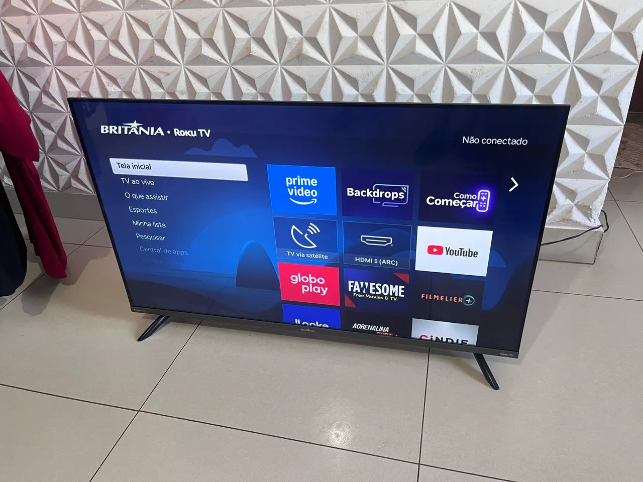 Smart Tv roku 43 polegadas 