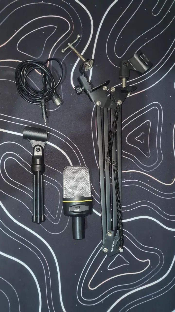 Microfone + braço articulado 