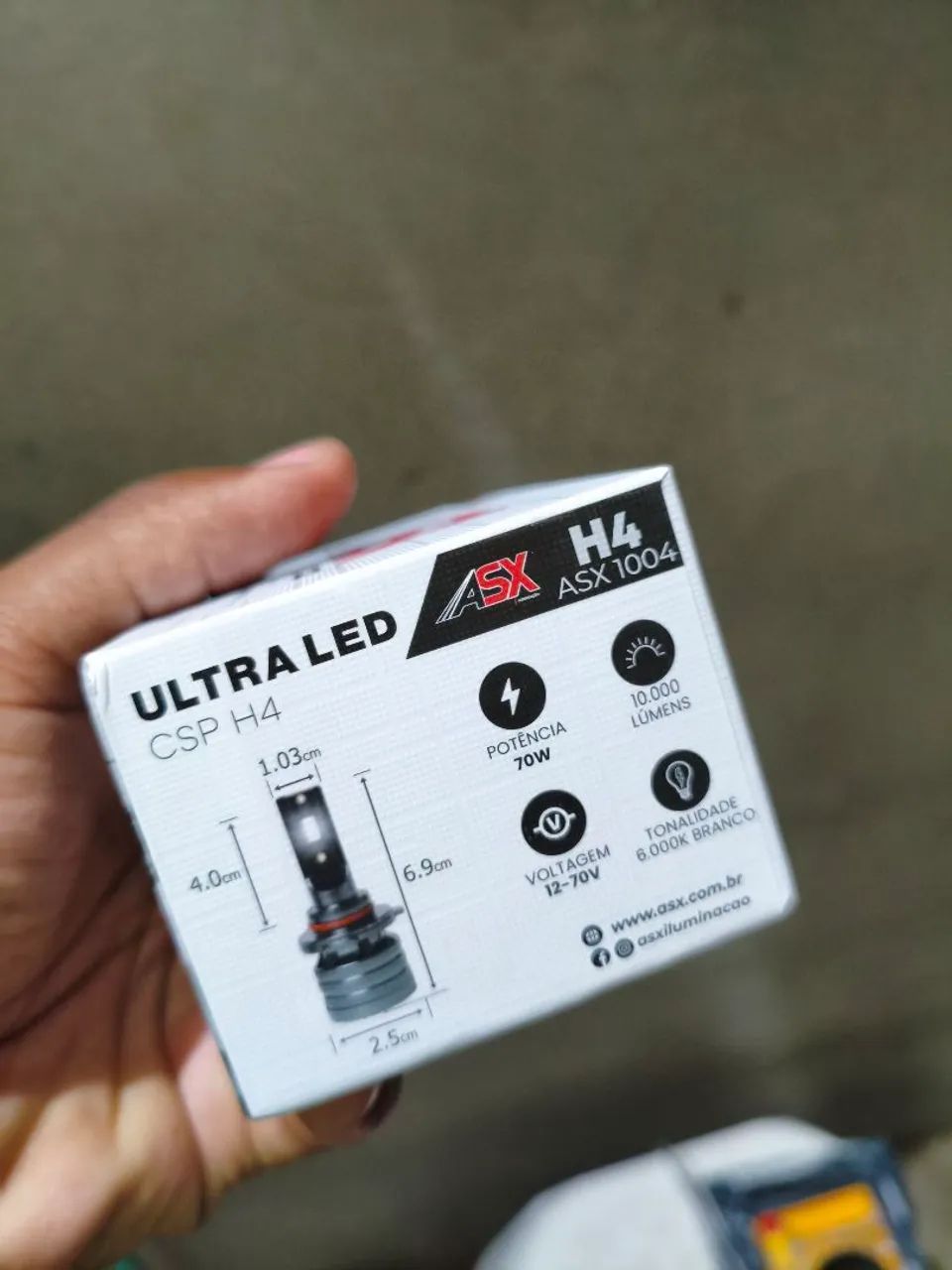 Lâmpada super led ASX H4 70w - Foto 3