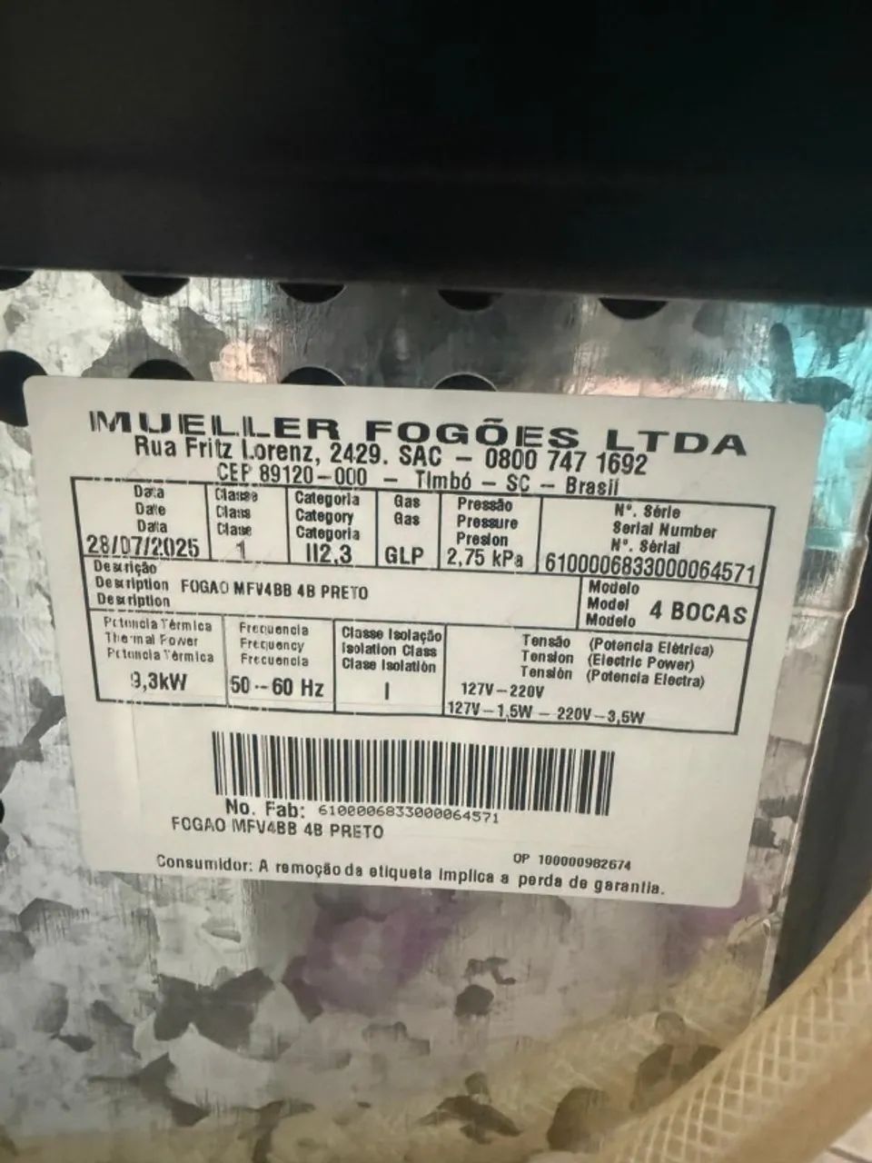Fogão Mueller 4 Bocas Automático - Foto 3