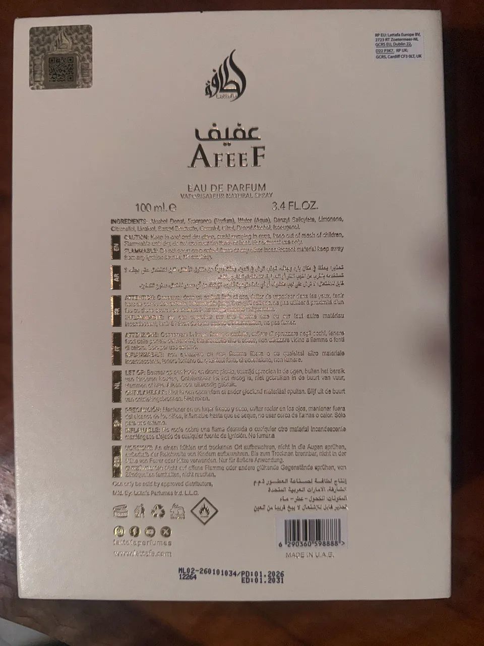 Perfume Árabe Original Novo - Aberto Apenas para Experimentar - Foto 3