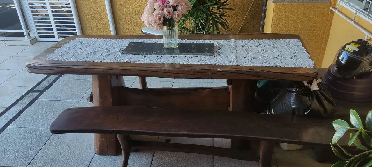 Vendo mesa de churrasco top estilosa. - Foto 2