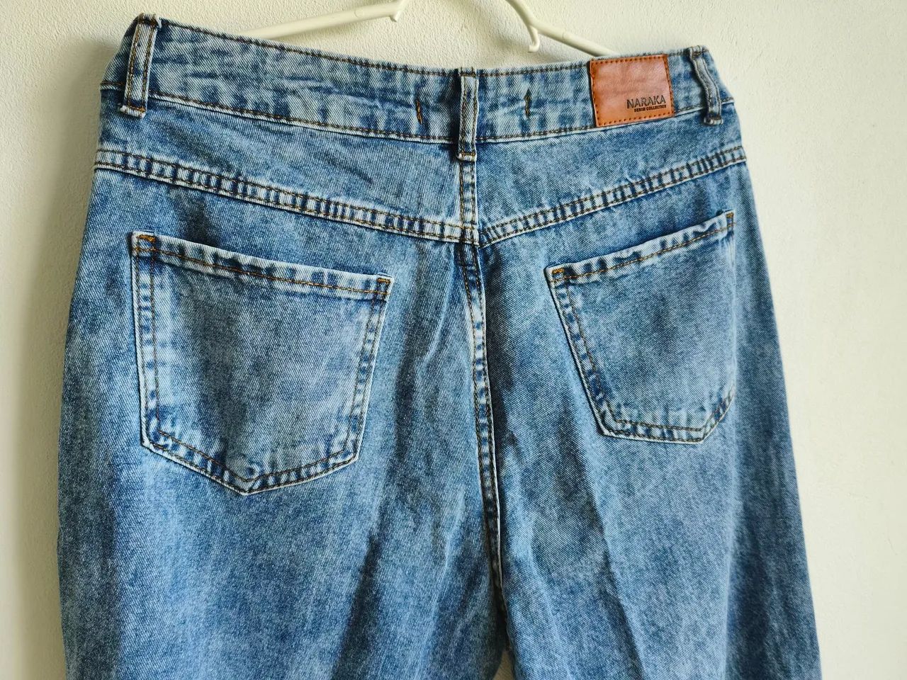 Calça jeans Oversized femenina - Foto 5
