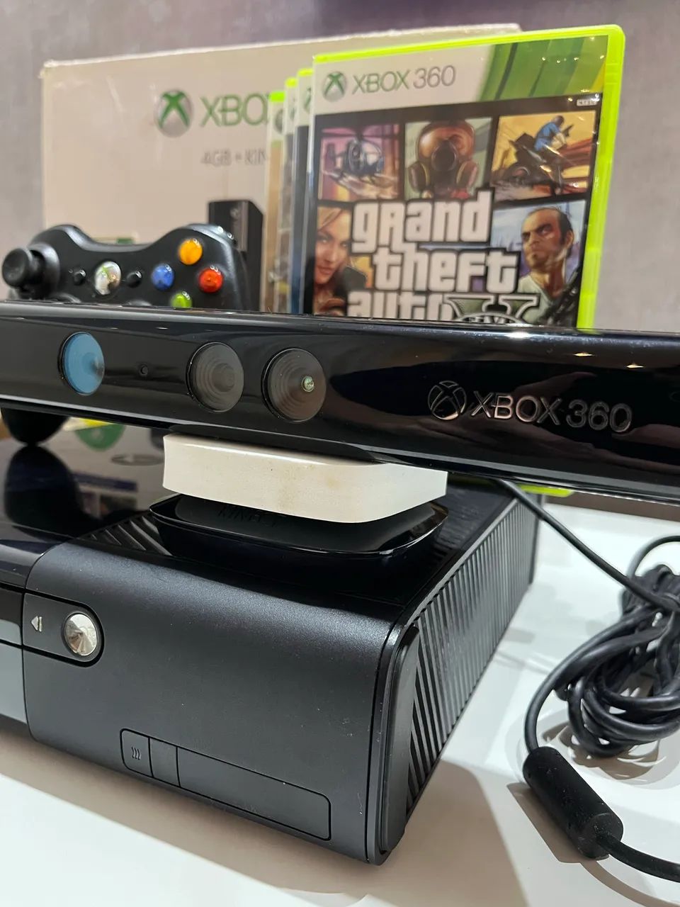 Xbox 360 Completo + Kinect + jogos - Foto 3