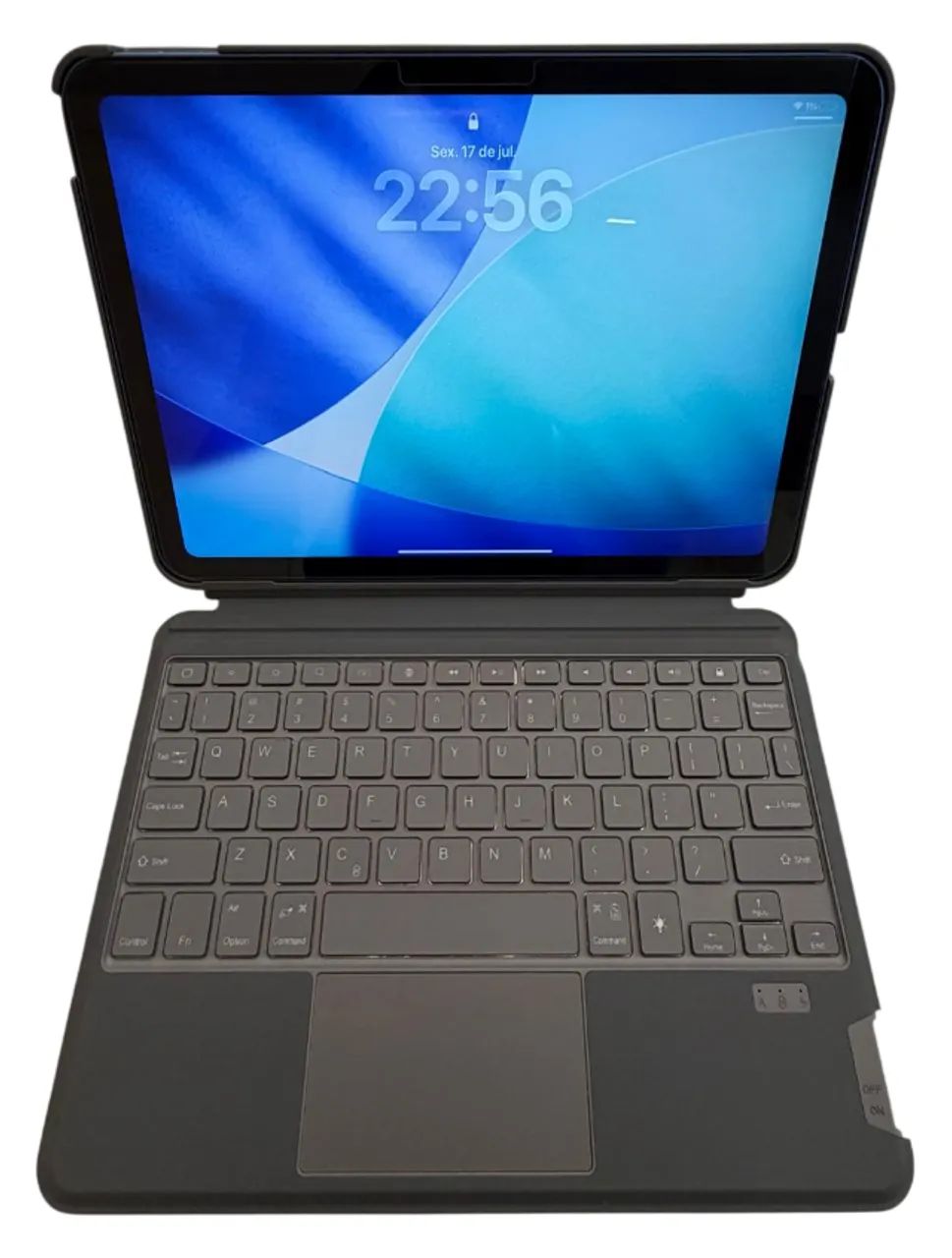 iPad de 11 polegadas com chip A16, 11ª geração, na cor azul com capa Iplace e Pelicula - Foto 3