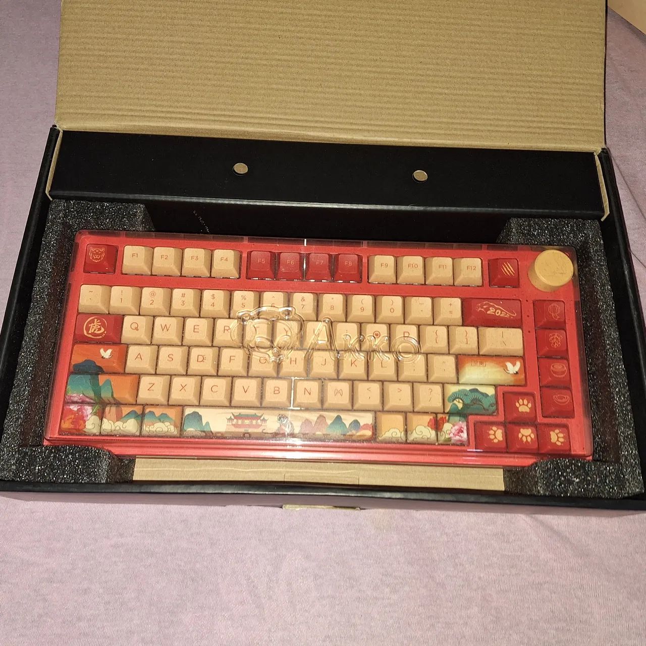 TECLADO MECÂNICO AKKO YEAR OF TIGER  EDIÇÃO LIMITADA - Foto 3