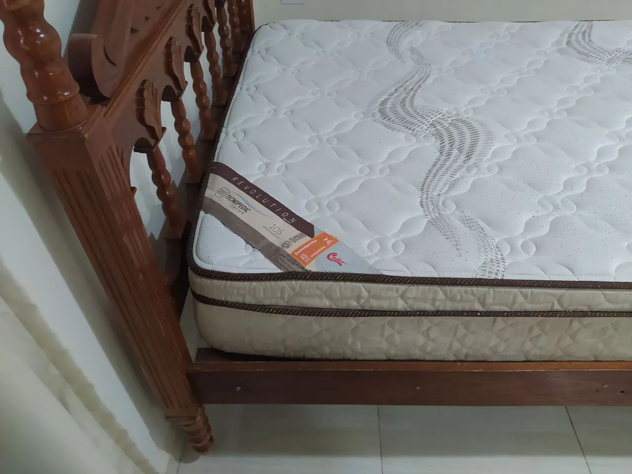 Cama de casal com colchão  - Foto 3