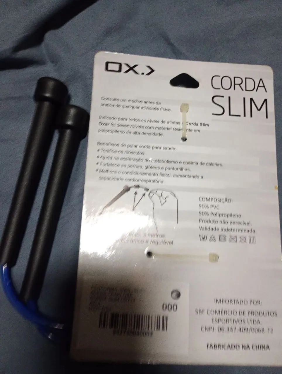 Vendo uma corda de pular profissional nova.ENTREGO - Foto 2