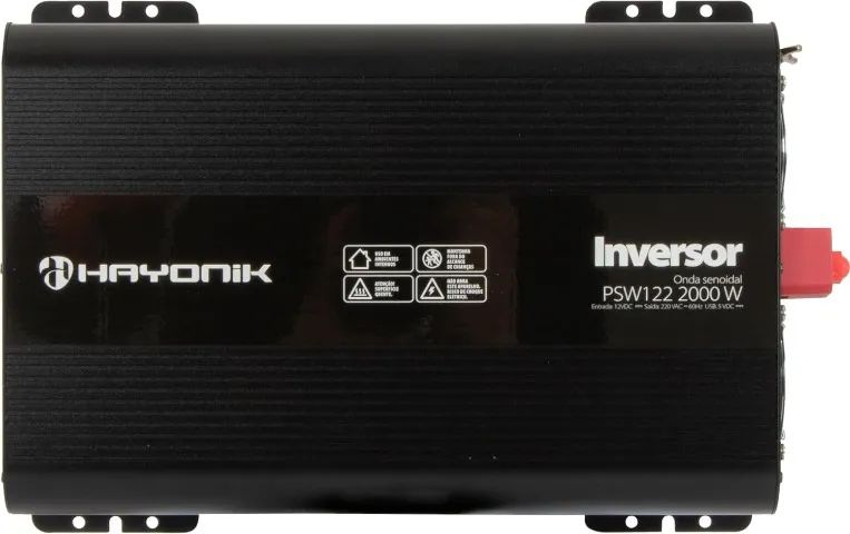 Inversor Onda Senoidal Pura Off-Grid 2000W Entrada 12VDC Saída 220VAC HAYONIK PSW122