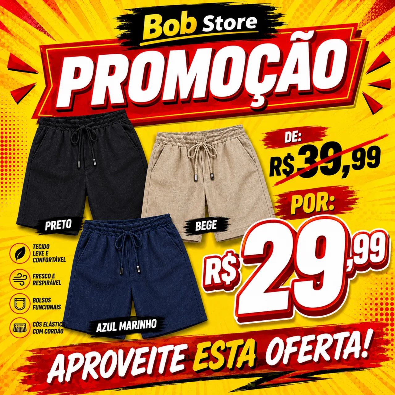 Bermuda em Linho