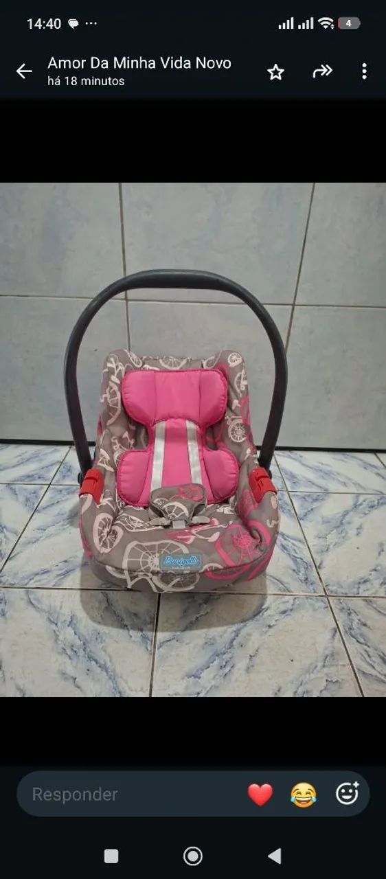 Bebê conforto super nova!