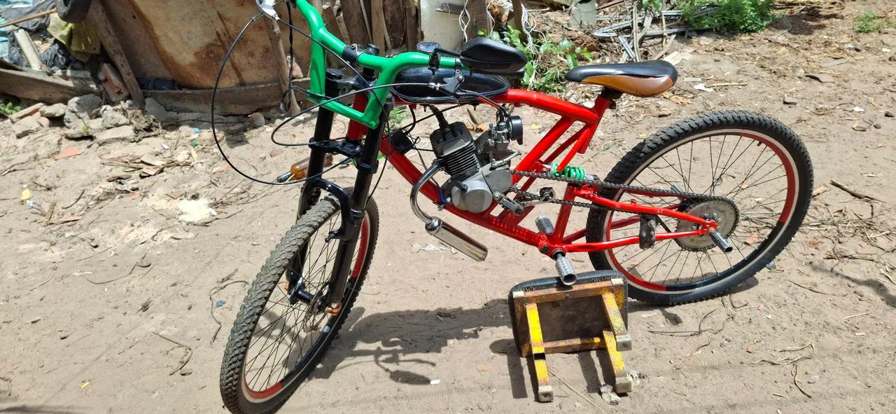 Bike motorizada c amortecedor  - Foto 4