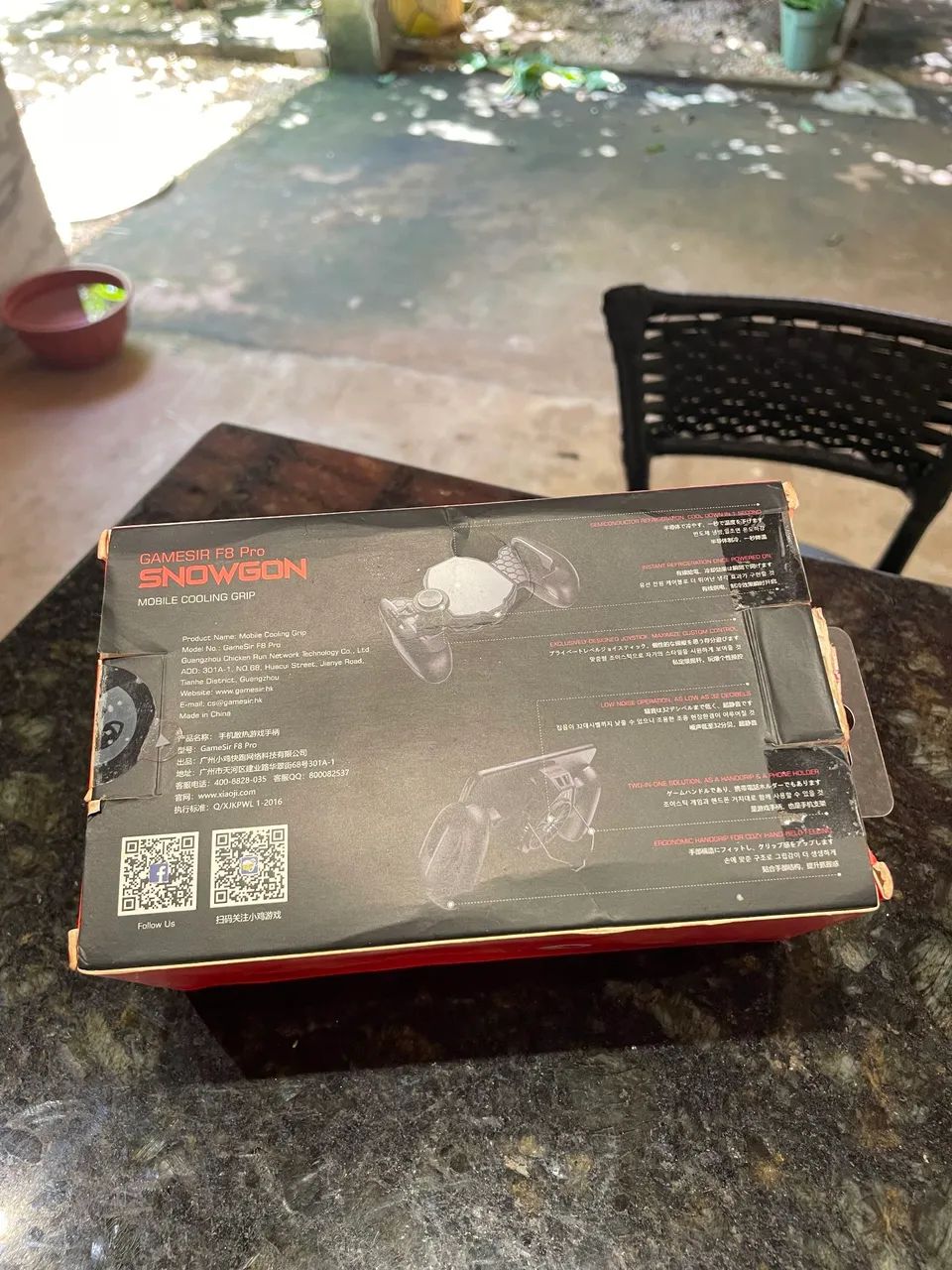 GameSir F8 Pro Snowgon Cooler Gamer para Celular + Acessórios - Foto 5