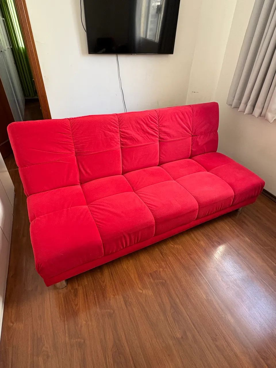     Sofá-Cama Retrátil Dobrável - Ótimo Estado - Foto 3