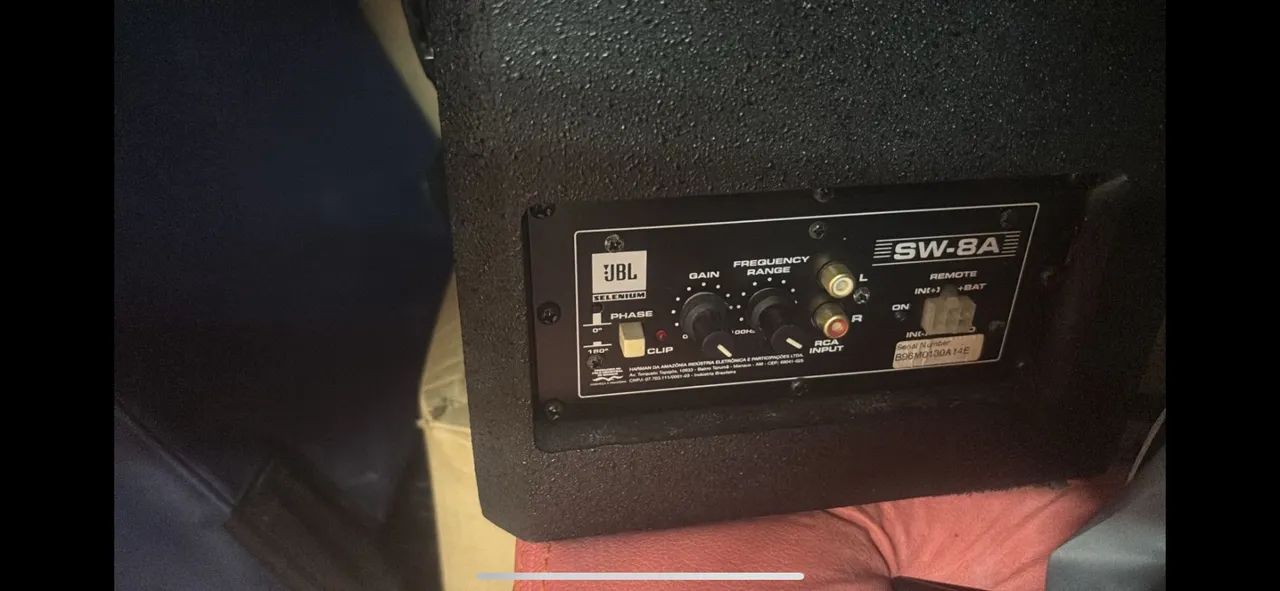 Caixa Amplificada Automotiva Jbl-selenium Sw8a 8 Polegadas 95 W Rms Ativa - Foto 2