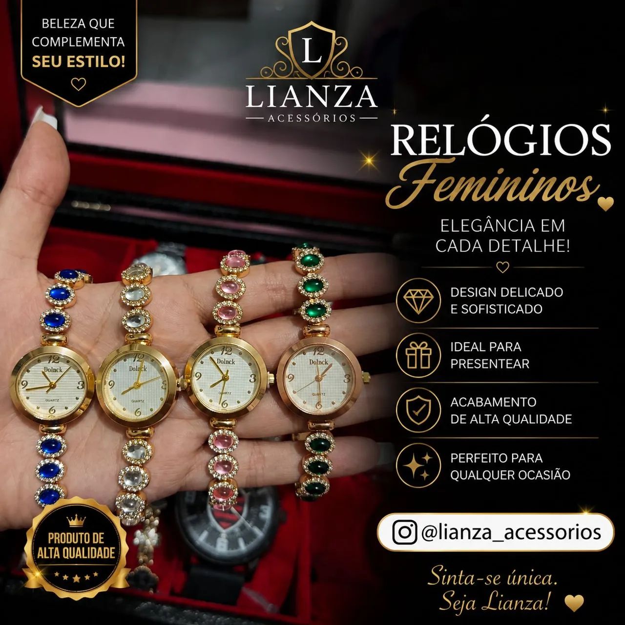 Relógio feminino 