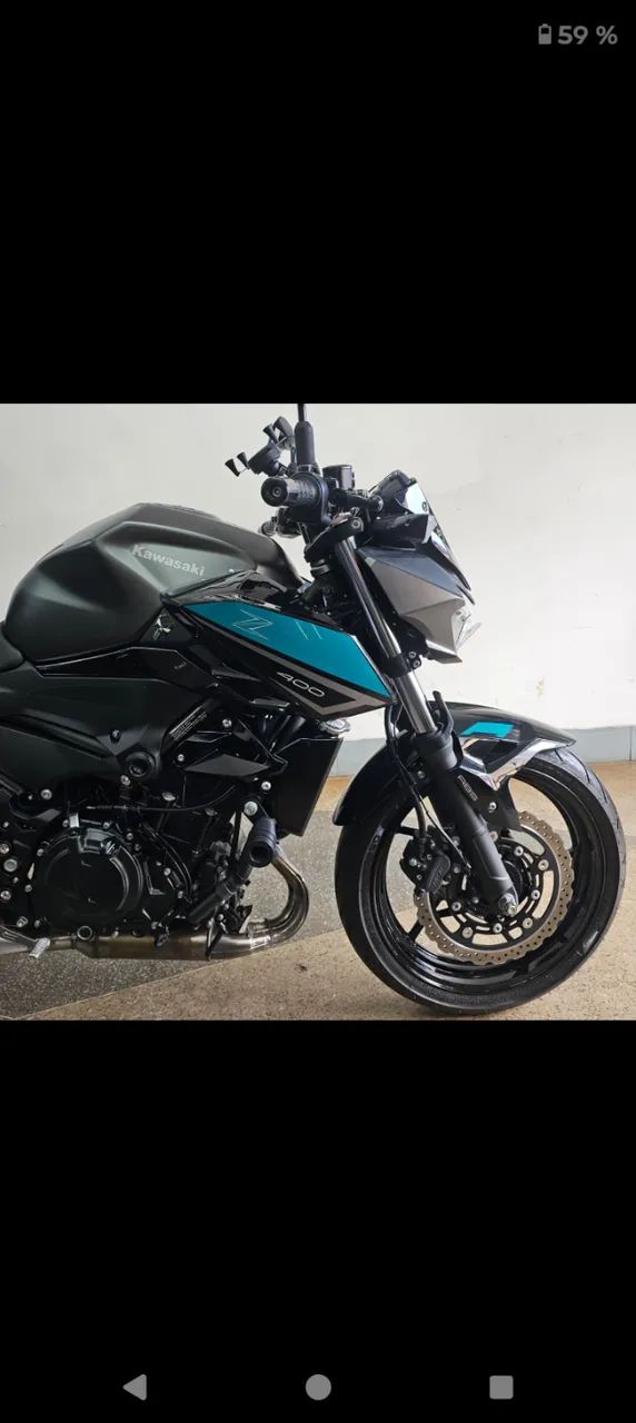 Kawasaki Z400 como nova! - Foto 4