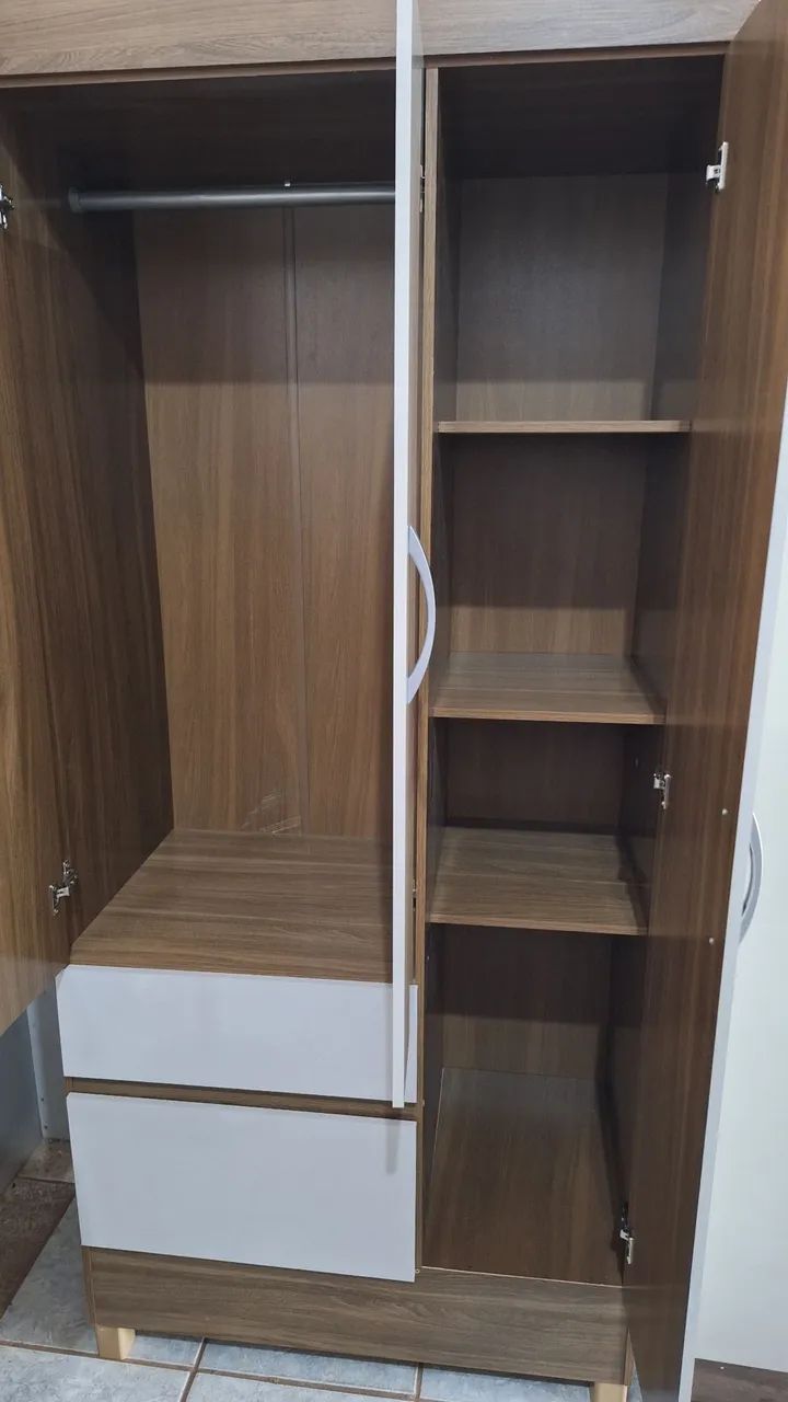 Guarda roupa 3 portas novo - Foto 2