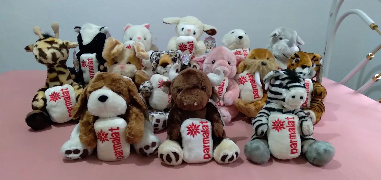 14 Bichos de Pelúcia Parmalat - Foto 2