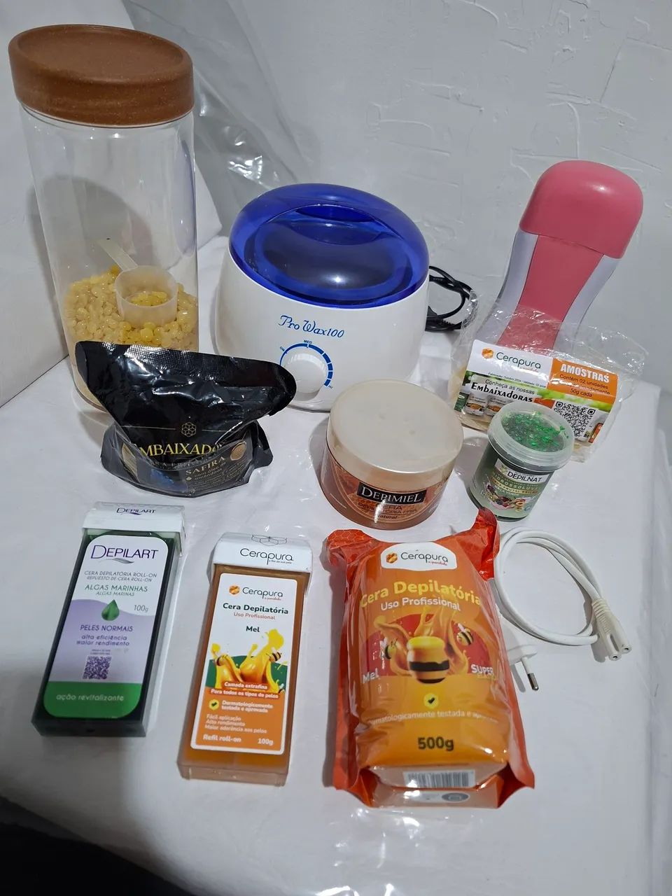 Kit de Depilação na Cera