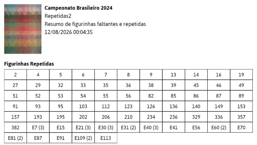 lote 84 figurinhas brasileirão 2024 - Foto 2