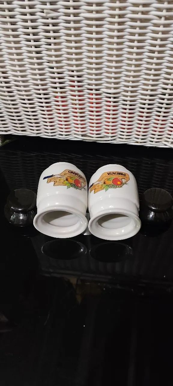 Conjunto de Porta-Temperos em Louça - 12 cm - Foto 6