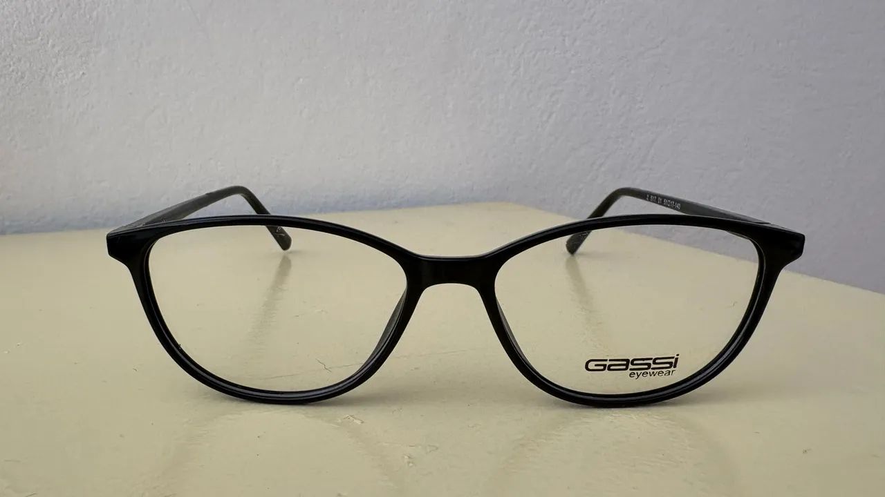 Óculos Preto Para Grau Gassi NOVO