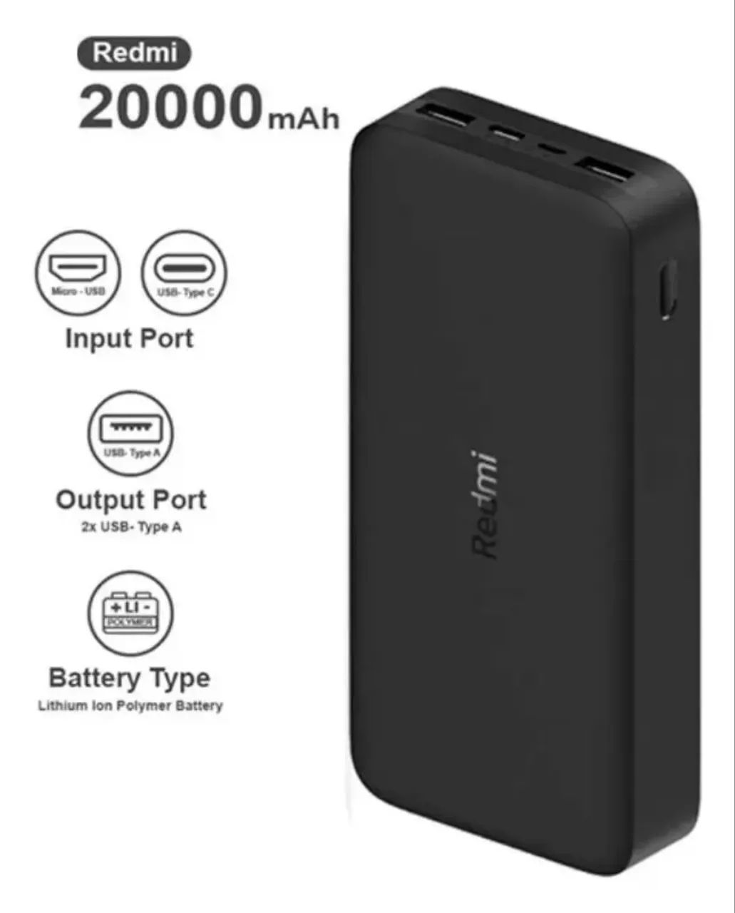 Power bank redmi 20000mah - Foto 2