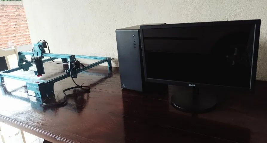 Computador + Maquina de corte a Laser (pouco usado) SCULPFUN  - Foto 2
