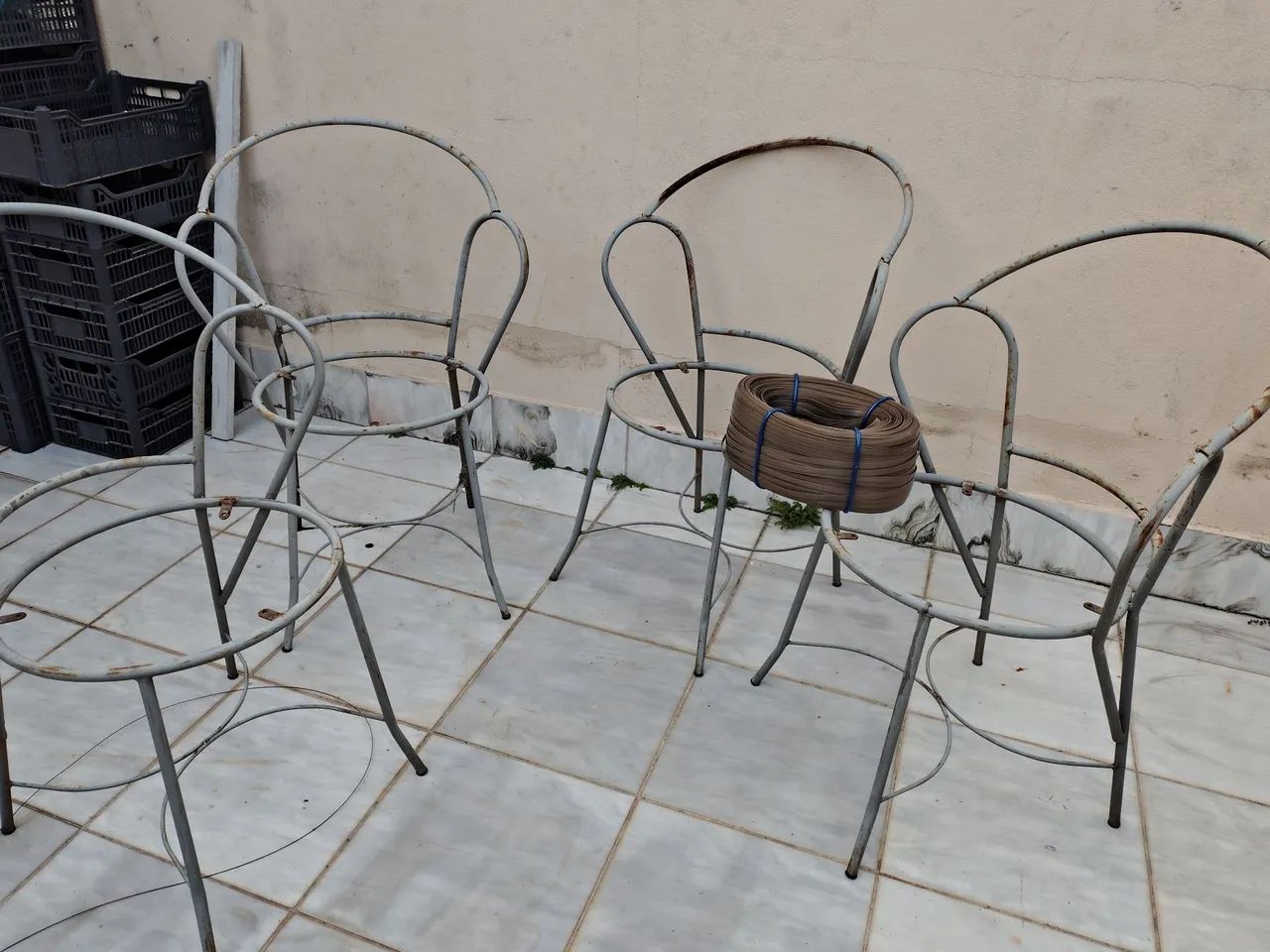 Mesa e Cadeiras de metal - Foto 3