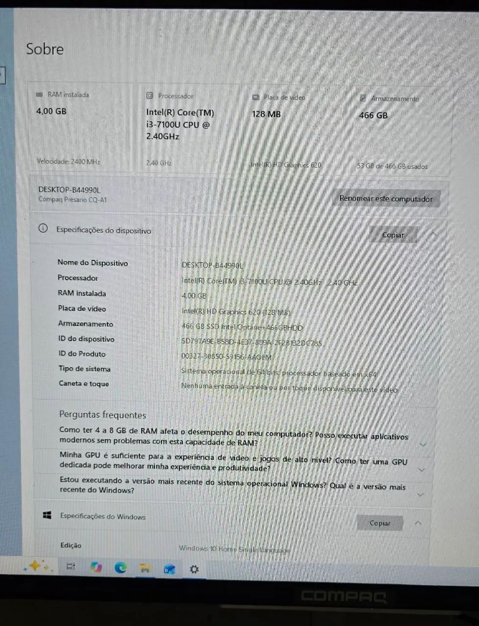 Compaq Presario CQ-A1 - Foto 5