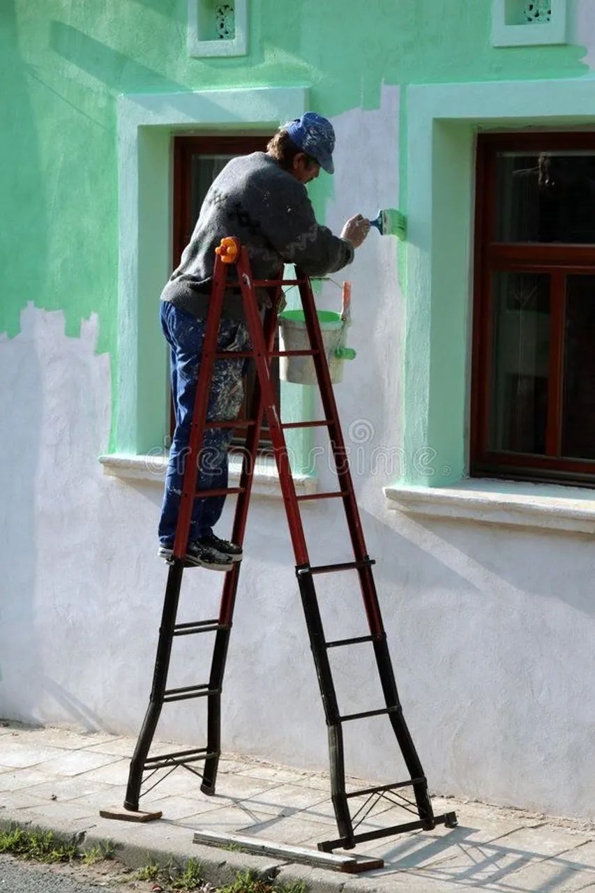 Pintor e ajudante de pintor 