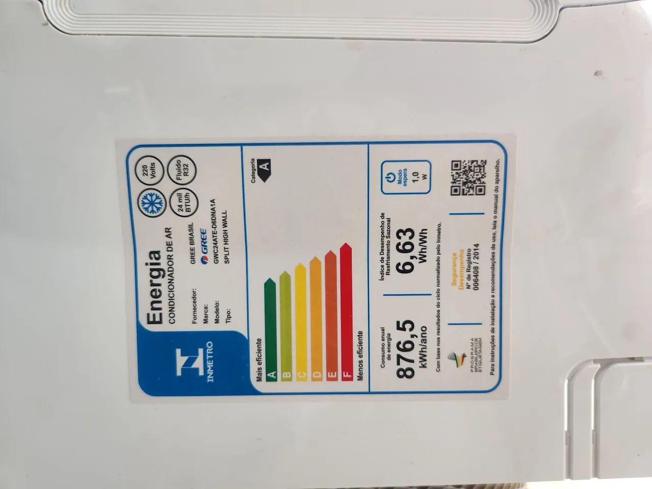 Ar condicionado Gree 24mil BTU Novo - Foto 3