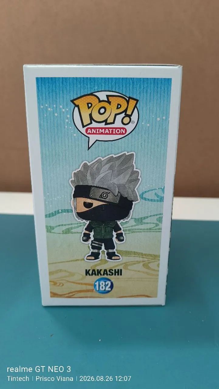 Funko Pop Kakashi #182 Naruto Shippuden Original Lacrado - Foto 4