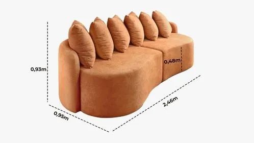 Sofá 2,46m - (Super Oferta)! - Foto 3