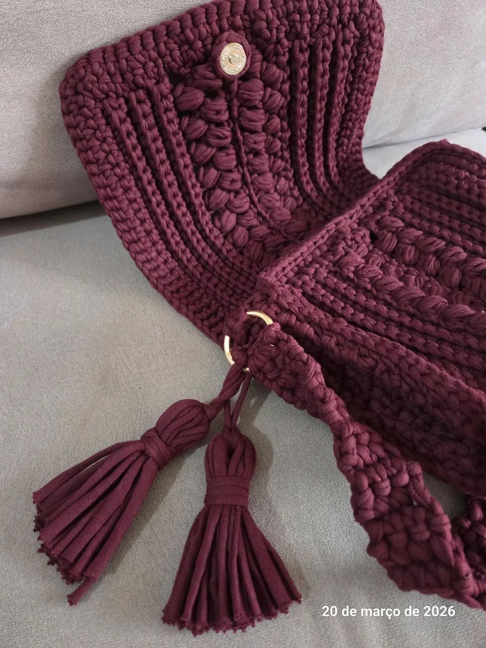 Bolsa crochê - Foto 3