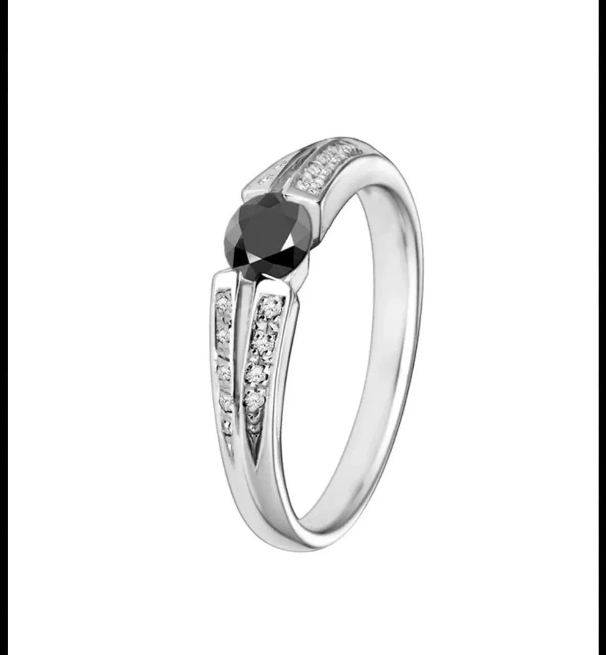 Anel de diamante negro  - Foto 4