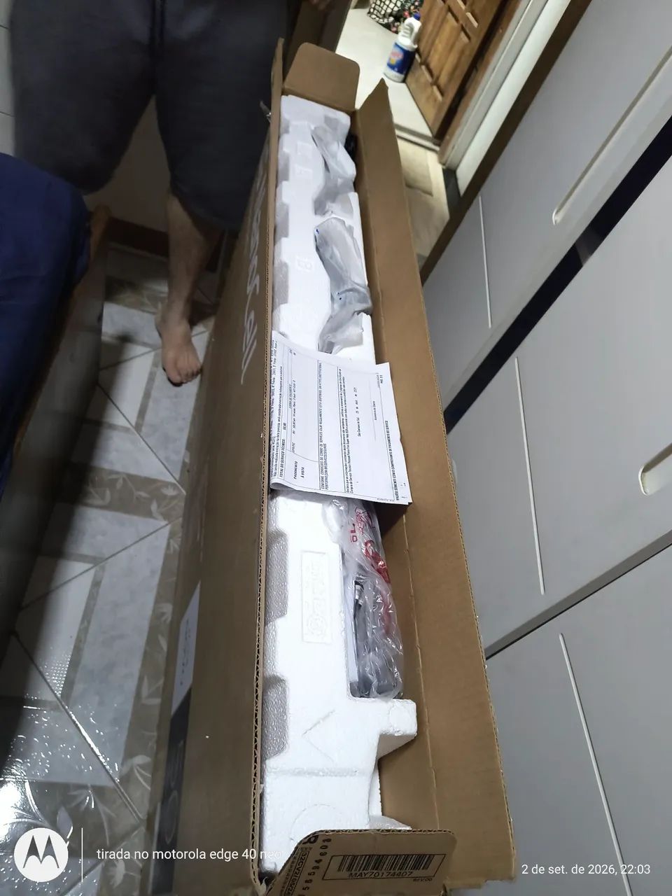 TV de 50 polegadas oncell LG tela quebrada ( Nova) - Foto 4