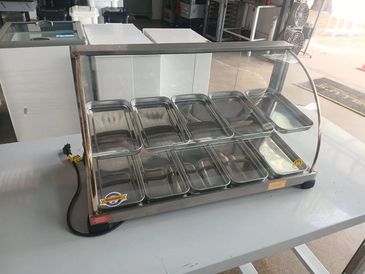 Estufa Quente para salgados 10 bandejas  - Foto 3