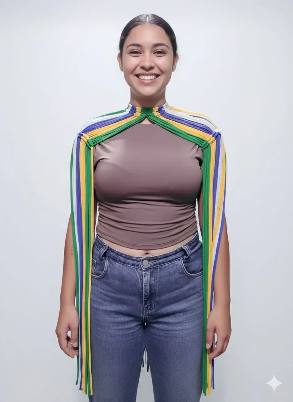 Ombreiras macramé carnaval  - Foto 2